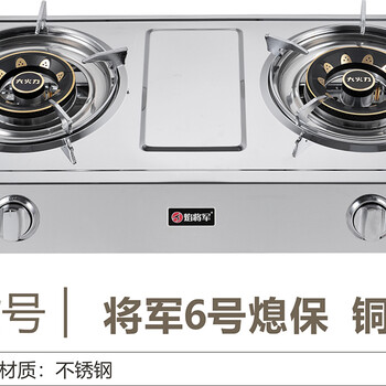 廚房電器燃?xì)庠頾em貼牌代加工家用燃?xì)庠钛鎸④娕_(tái)式猛火雙灶