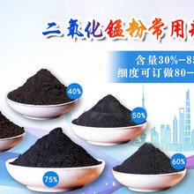 二氧化锰粉含量25-75%，80-300目，着色氧化催化用