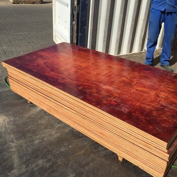 建筑模板工地酚醛板红松木桉木镜面胶合板周转8次以上质优