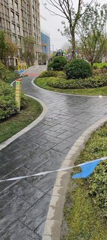 甘肅武威人行道壓花地坪材料施工廠家材料批發公司