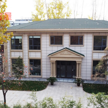河北輕鋼別墅廠(chǎng)家農村二層小洋房設計建造美觀(guān)大氣