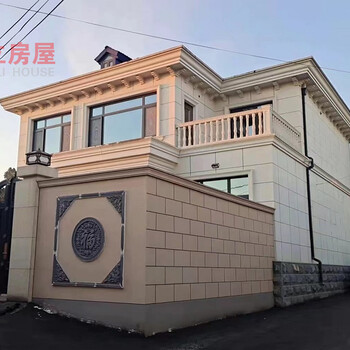 石家莊輕鋼別墅施工流程裝配式鋼結(jié)構(gòu)房屋堅(jiān)固美觀