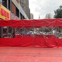 西安活動(dòng)推拉雨棚折疊式遮陽(yáng)蓬大型物流倉(cāng)庫(kù)帳篷電動(dòng)雨棚