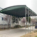 榆林活動(dòng)推拉蓬電動(dòng)伸縮雨棚大型物流倉庫帳篷折疊式遮陽蓬
