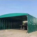 咸陽工地鋼筋棚戶外伸縮遮陽蓬折疊式推拉雨棚活動(dòng)移動(dòng)倉庫帳篷