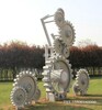 不銹鋼齒輪標志雕塑工業企業學院齒輪主題雕塑