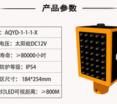 太阳能同步黄闪雾灯