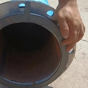 10寸DN250mm天然橡膠吸排水用大口徑法蘭鋼絲膠管