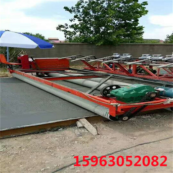福建泉州四滾軸橋面整平機(jī)圓滾筒馬路振動(dòng)梁的簡(jiǎn)單操作