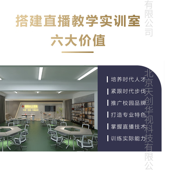 多路摳像直播實訓(xùn)室解決方案