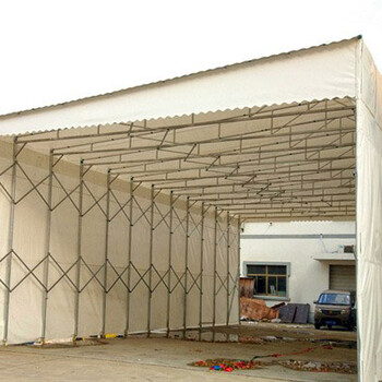 遮阳伸缩户外活动雨篷工厂移动推拉仓储雨棚遮阳棚