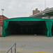 可移动雨篷推拉式雨棚推拉棚广场工地物流通道用遮阳挡雨防水帐篷