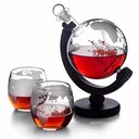 廠(chǎng)家批發(fā)高硼硅釀酒器工藝玻璃泡酒瓶創(chuàng  )意酒瓶地球儀泡酒瓶