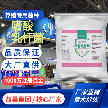 嗜酸乳桿菌養(yǎng)殖調(diào)腸促食促生長益昊飼料添加劑