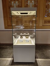 博物馆老物件立展示柜古董收藏品四面玻璃高柜冷轧钢板透明高柜