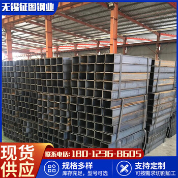 河源Q355B方管廠家鋼結(jié)構(gòu)工程用75x75x4定尺全尺寸標(biāo)注