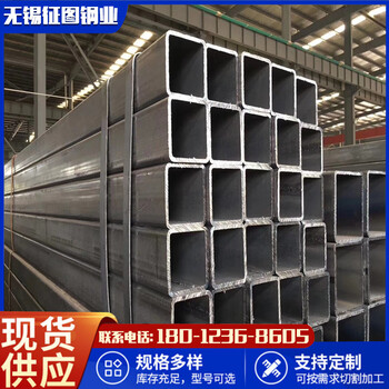 宝山Q355B方管厂家钢结构工程用300x250x6长度定尺