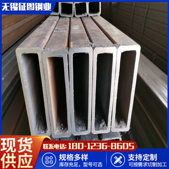 扬州Q355B方管厂家钢梁柱用160x80x5特殊用途