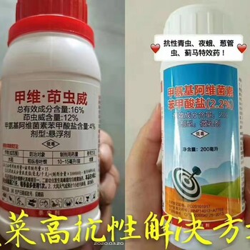 蔬菜抗性青蟲方案