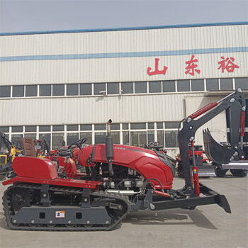 50馬力大棚王履帶拖拉機大蔥履帶開溝機果園履帶旋耕機