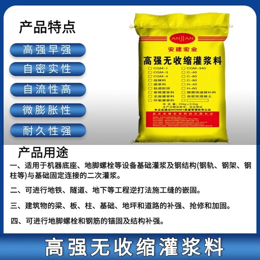 阿拉善盟H40灌漿料多少錢