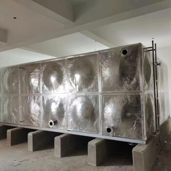 304不锈钢消防水箱地埋式泵站连接水箱方形保温水箱