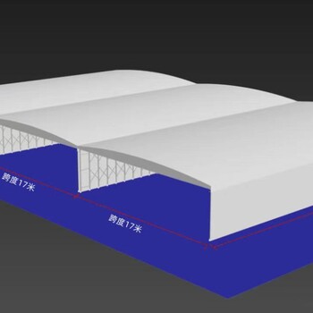 推拉蓬活动棚推拉雨棚大型移动推拉伸缩雨棚移动伸缩雨棚