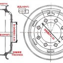 钢材轮毂，铝合金轮毂用于沙滩车、巡逻车13寸到16寸产销售