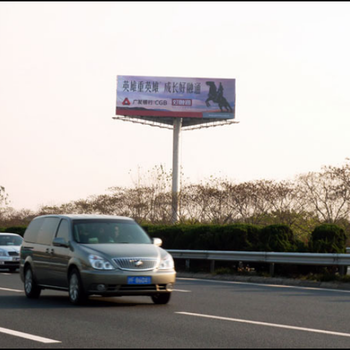 沪宁高速两侧高炮单立柱广告牌投放找桐木广告