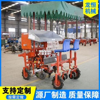 支持定制牽引式西紅柿辣椒秧苗移栽機(jī)帶鋪膜起壟功能