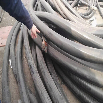 井冈山高压电缆回收现场结算各种报废电缆电线回收