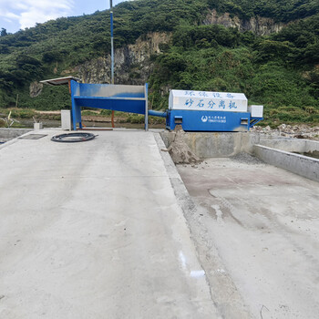 山西攪拌站砂石分離機清洗罐車分離干凈很環保的砂石分離機