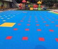 幼兒園懸浮地板籃球場防滑塑膠地墊學校操場拼裝地板
