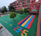 幼儿园悬浮地板羽毛球场防滑地板篮球场拼装地板