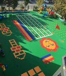 幼儿园悬浮地板室外篮球场体育跑道防滑塑胶户外运动场拼接地板