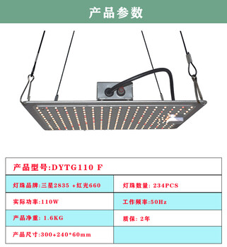 LED植物生长灯量子板室内种植补光灯