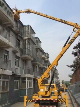 北京朝陽區18米折疊臂云梯車出租