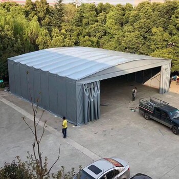 武汉推拉棚雨棚移动帐篷遮阳棚厂家定制免费测量场地