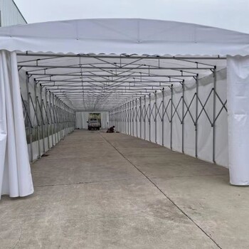 武汉雨棚厂家推拉篷各种尺寸均可定做仓库帐篷