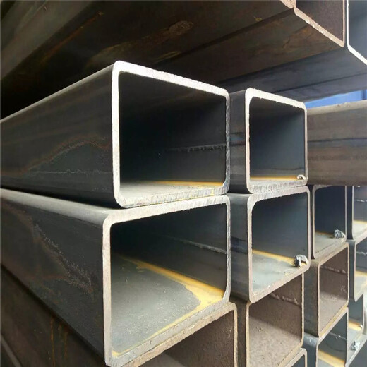 宝山钢材矩形管厂家百利源65x65方管定尺全尺寸标注