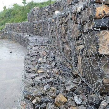 高爾凡固濱籠鉛絲石籠網河道治理格賓籠