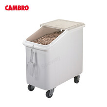美國CAMBRO勘寶面粉車米箱帶輪子滑蓋食品拉蓋原料車IBS27148圖片