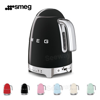 SMEG/斯麥格KLF04電熱水壺復古家用泡茶保溫一體不銹鋼控溫電水壺