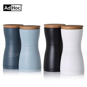 德國Adhoc鹽胡椒粉研磨器套裝現(xiàn)磨海鹽調(diào)料瓶手動雙胡椒研磨器套
