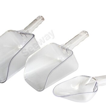 普飛Jiwins透明PC冰鏟奶茶店塑料平底面粉鏟加厚P-040