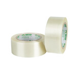 广州厂家网格纤维胶带强力纤维胶带耐高低温母卷可分切