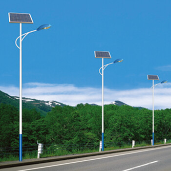 路燈廠家新農村太陽能照明燈6米7米8米燈桿戶外燈具