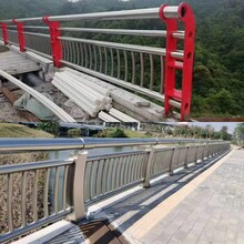 河边两侧防护围栏桥梁护栏不锈钢材质河道护栏定制