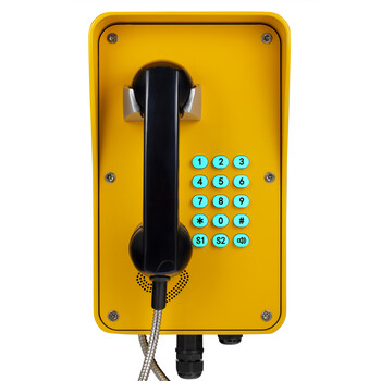 管廊防水電話機，IP65防水等級,支持語音網(wǎng)關(guān)直接供電