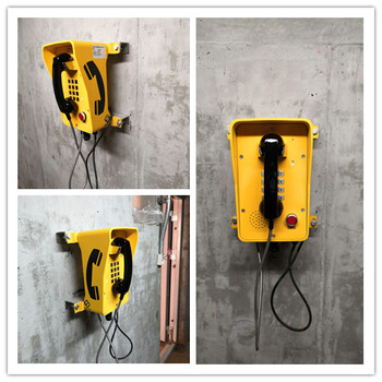 管廊防水電話機，IP65防水等級,支持語音網(wǎng)關(guān)直接供電
